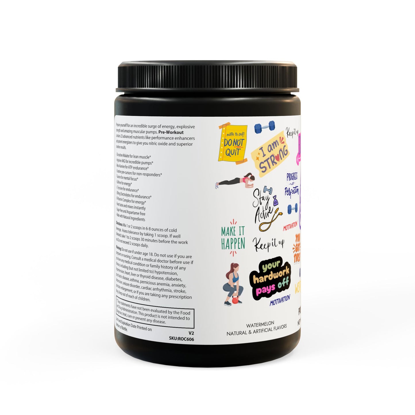 Pre-Workout Supplement, Watermelon (300g, 10.58oz)