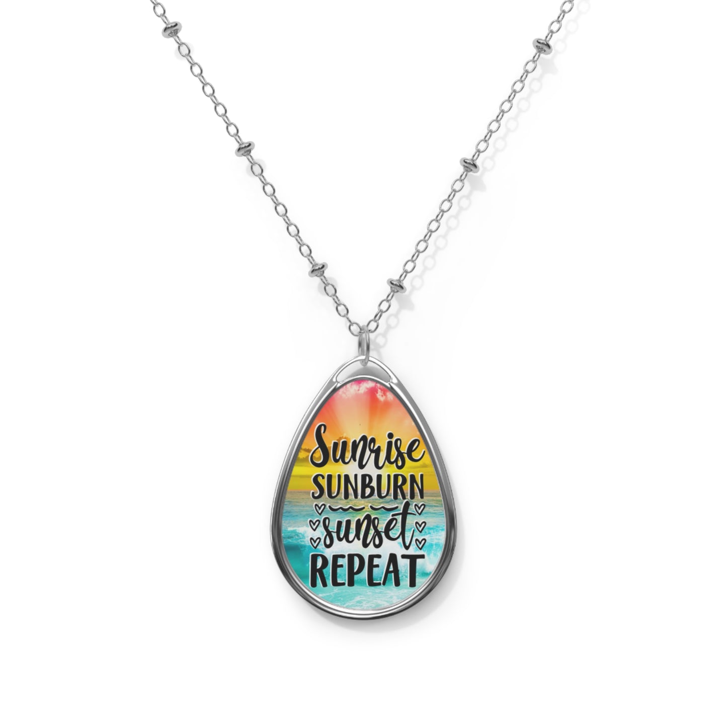 Elegant Nature-Inspired Oval Necklace, Floral Pendant, Statement Jewelry, Gift for Her, Boho Chic Accessory, Mother's Day