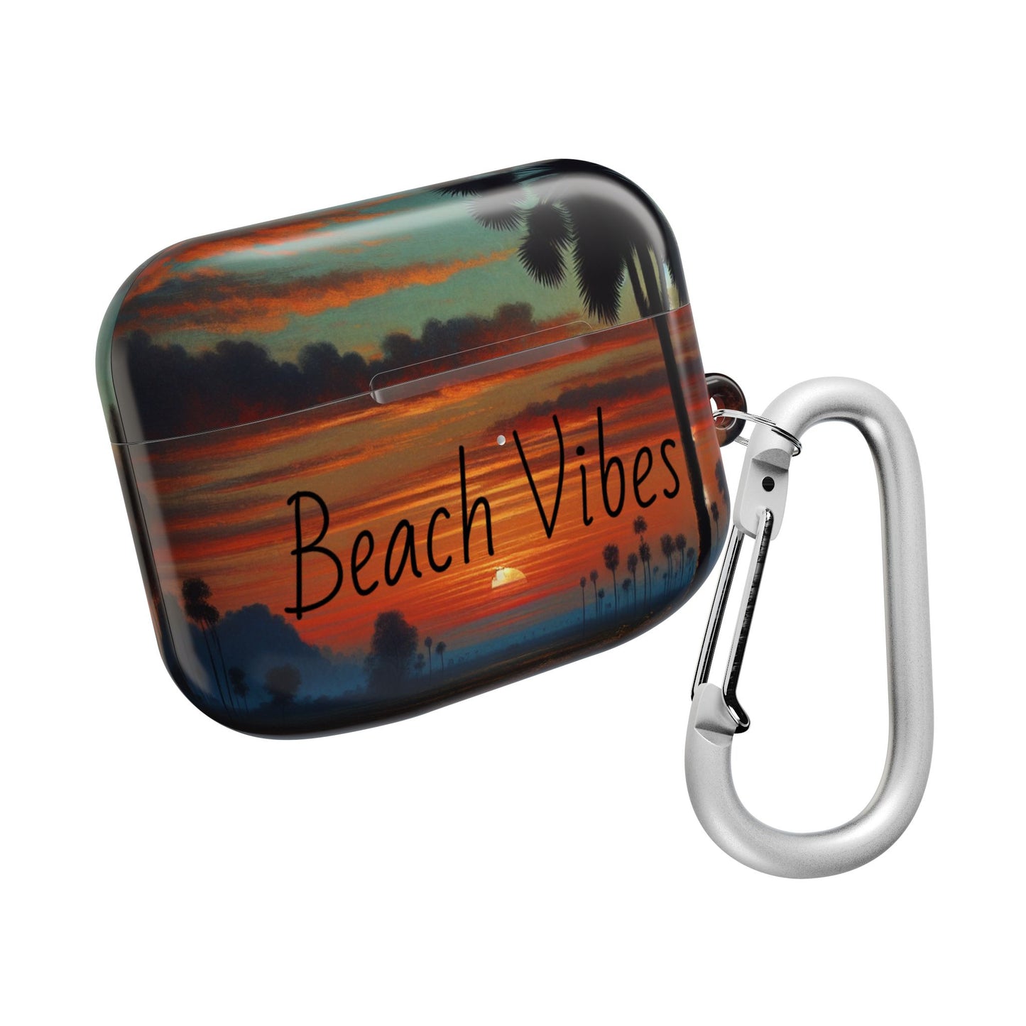 Beach Vibes AirPod Cases, Tropical Sunset Case, Summer Accessory, Perfect Gift for Beach Lovers, Vacation Vibes, Fun Tech Accessories