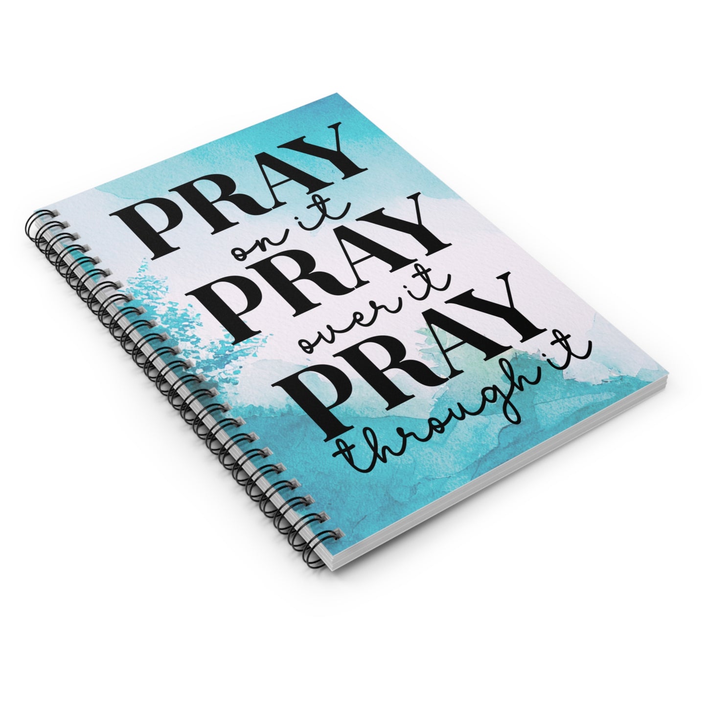 Spiral Notebook - Inspirational Prayer Journal, Motivation Notebook, Self-Reflection Journal, Gift for Her, Faith-Based Planner