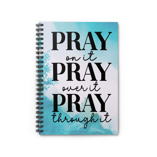 Spiral Notebook - Inspirational Prayer Journal, Motivation Notebook, Self-Reflection Journal, Gift for Her, Faith-Based Planner