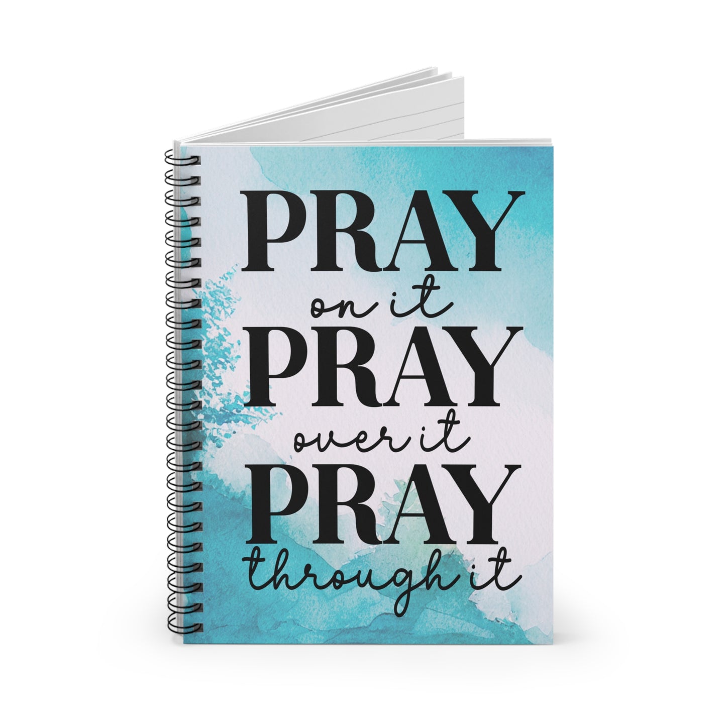 Spiral Notebook - Inspirational Prayer Journal, Motivation Notebook, Self-Reflection Journal, Gift for Her, Faith-Based Planner