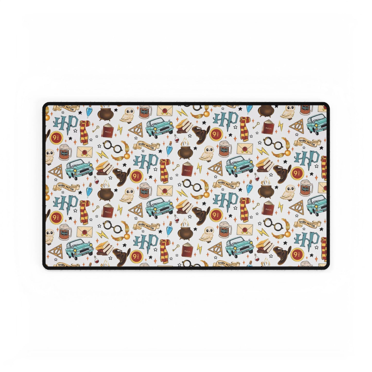 Harry Potter Desk Mat - Magical Office Decor, Gaming Mouse Pad, Nerdy Gifts, Hogwarts Themed Workspace