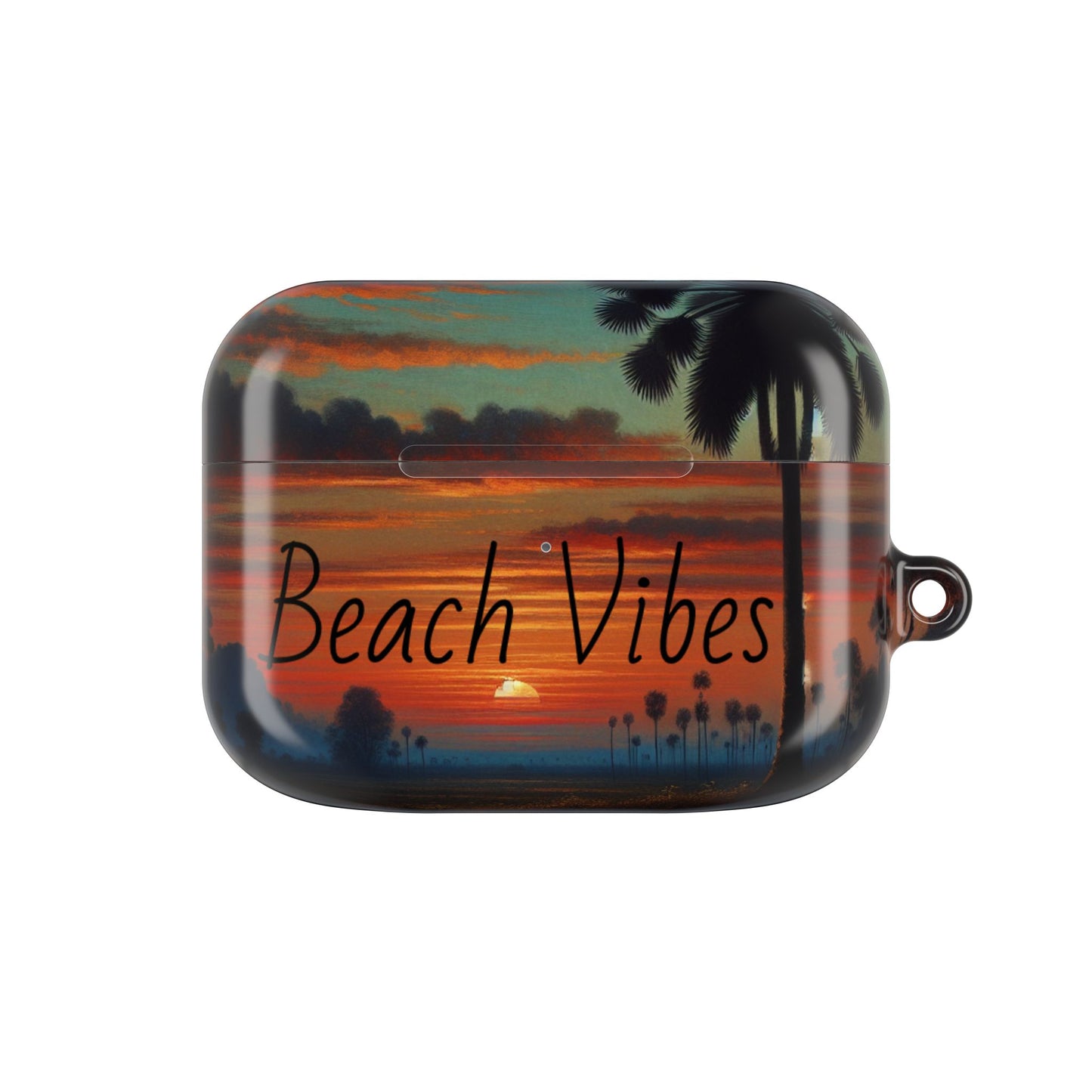 Beach Vibes AirPod Cases, Tropical Sunset Case, Summer Accessory, Perfect Gift for Beach Lovers, Vacation Vibes, Fun Tech Accessories
