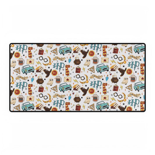 Harry Potter Desk Mat - Magical Office Decor, Gaming Mouse Pad, Nerdy Gifts, Hogwarts Themed Workspace